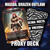 Sexy Redhead Proxy Deck – Magda, Brazen Outlaw Commander – Includes 20 Custom Treasure Tokens!