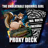 NSFW The Unbeatable Girl of Squirrel - Sexy Custom Proxy Commander Deck