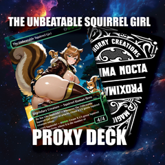 NSFW The Unbeatable Girl of Squirrel - Sexy Custom Proxy Commander Deck