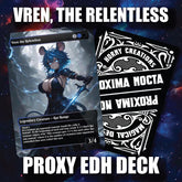 Vren the Relentless – Queen of Rats & Exile - Sexy Custom MTG Proxy Commander Deck
