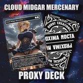 Cloud, Midgar Mercenary | Sexy Custom Proxy Commander Deck | Mono-White Voltron | Equip EVERYTHING