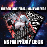 NSFW Ultron, Artificial Malevolence | Custom Proxy Commander Deck | Colorless Artifact EDH | Sexy Robot Waifu Theme