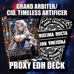 Bespectacled Law & Lust: Grand Arbiter + 31 Timeless Artificers -  Sexy Custom Proxy Commander Deck