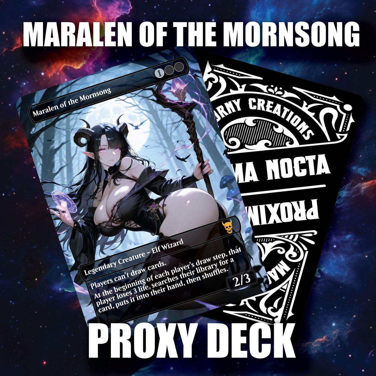 Maralen of the Mornsong | Steal, Crush, Repeat - Sexy Goth Proxy Deck