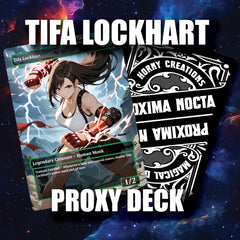 Tifa Lockhart – Custom SFW Sexy Proxy Commander Deck | Mono-Green Landfall BABE