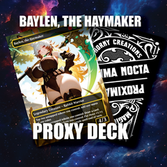 Baylen's Burrow – Custom Rabbit Tribal Proxy Deck | +20 Bunny Tokens