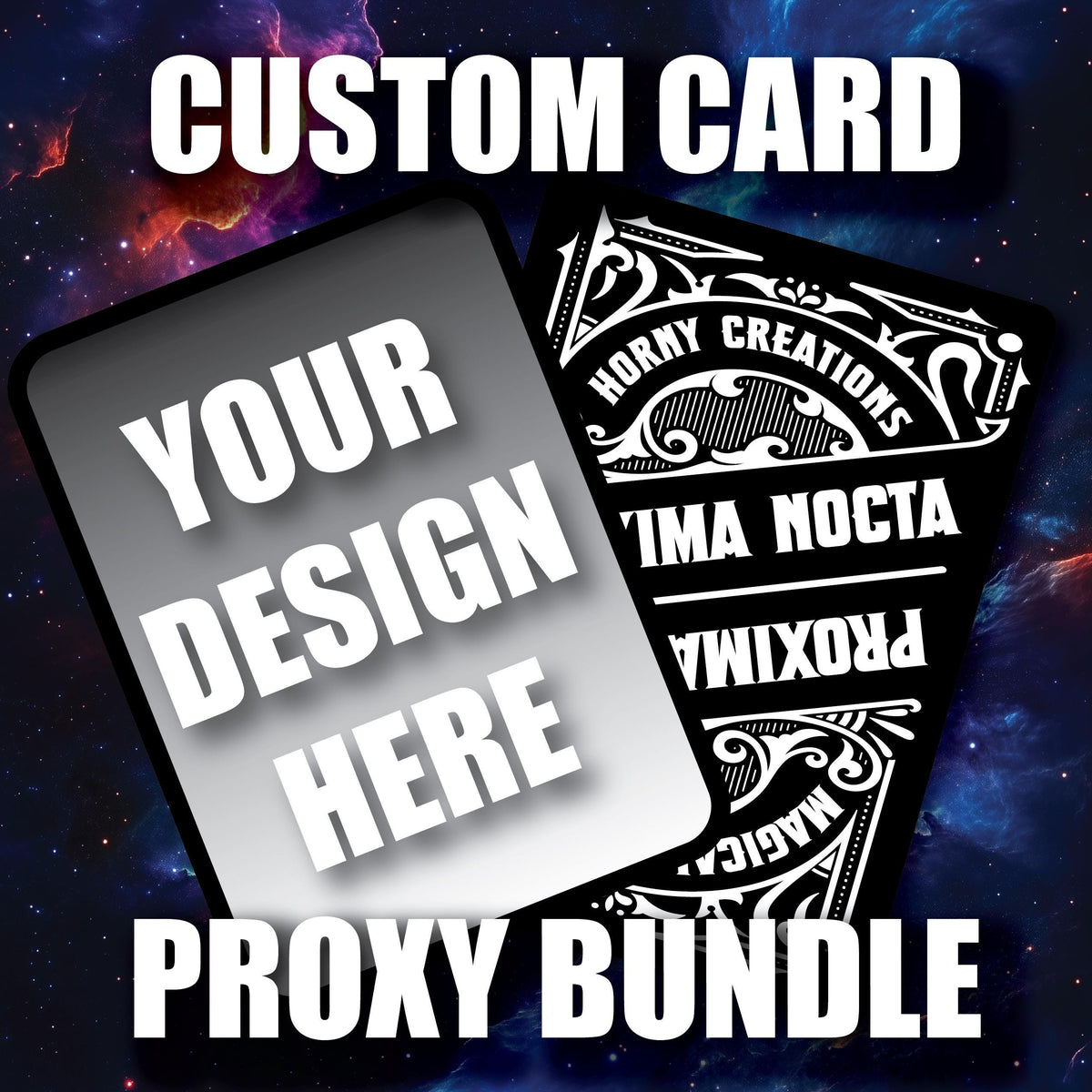 Custom TCG Proxy Card – Create Your Own! (Foil & Non-Foil Options)
