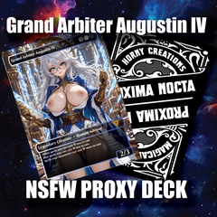 NSFW Bespectacled Law & Lust: Grand Arbiter + 31 Timeless Artificers -  Sexy Custom Proxy Commander Deck