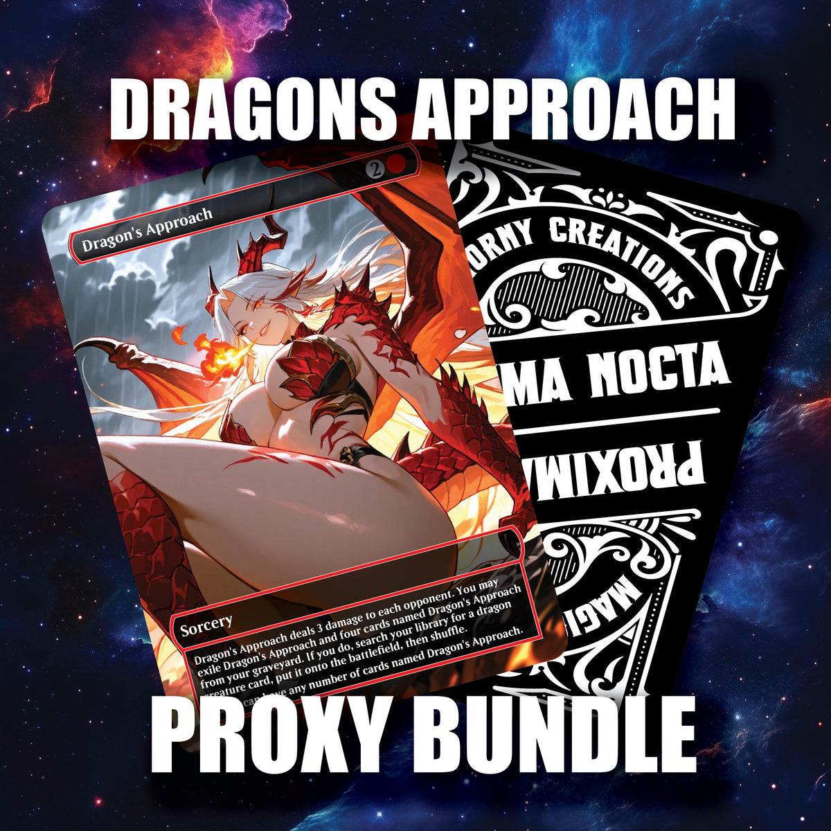 Sexy Dragon’s Approach – Fiery Card TCG Bundle!