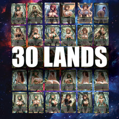 Mono Green Waifu Wonderland – Custom Proxy Commander Deck | Bristly Bill. Spiky, Sassy, Landfall Commander